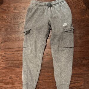 Nike Kids Charcoal Cargo Joggers